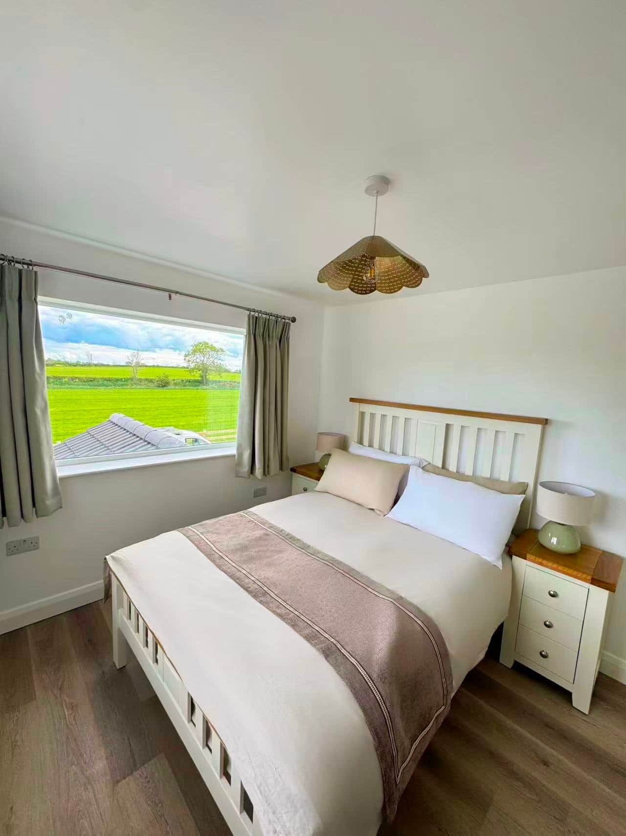 Bedroom four with countryside views